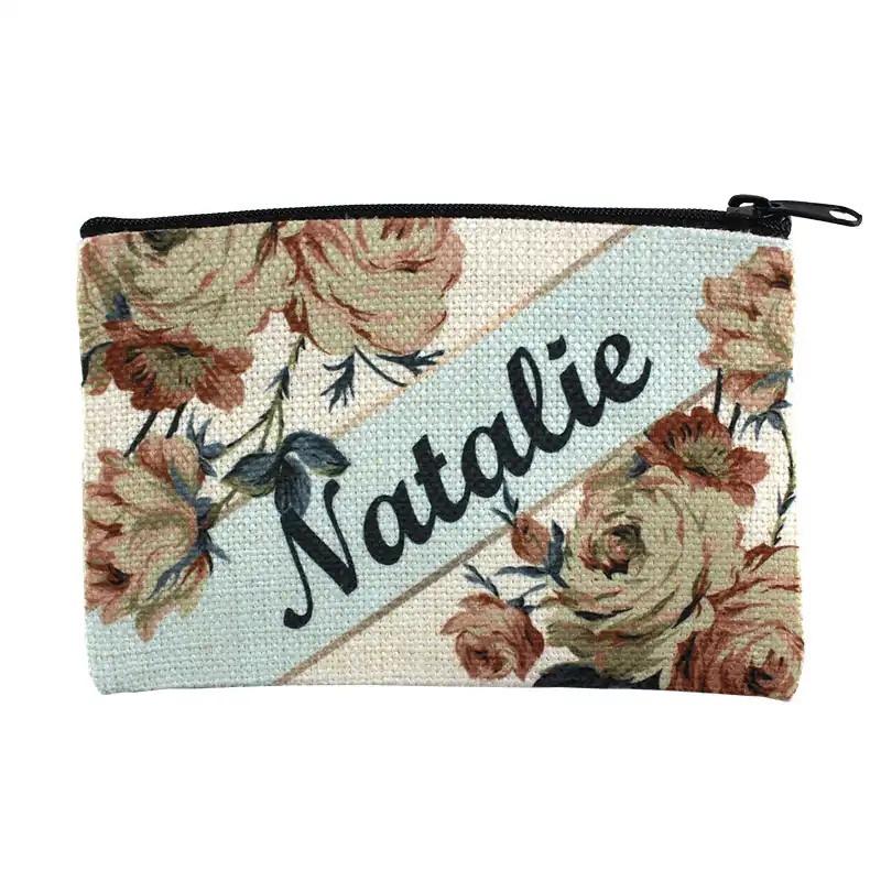 Sublimation Blank SubliLinen Small Zippered Bag - 3.94" x 5.90"