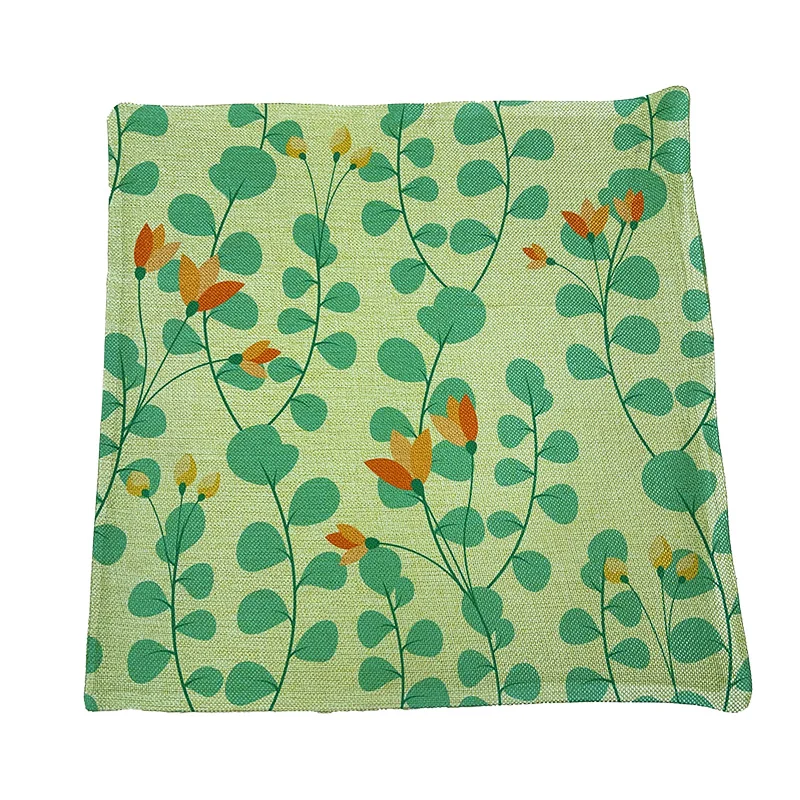 Sublimation Blank SubliLinen Pillow Sham - 16" x 16" - Light Green