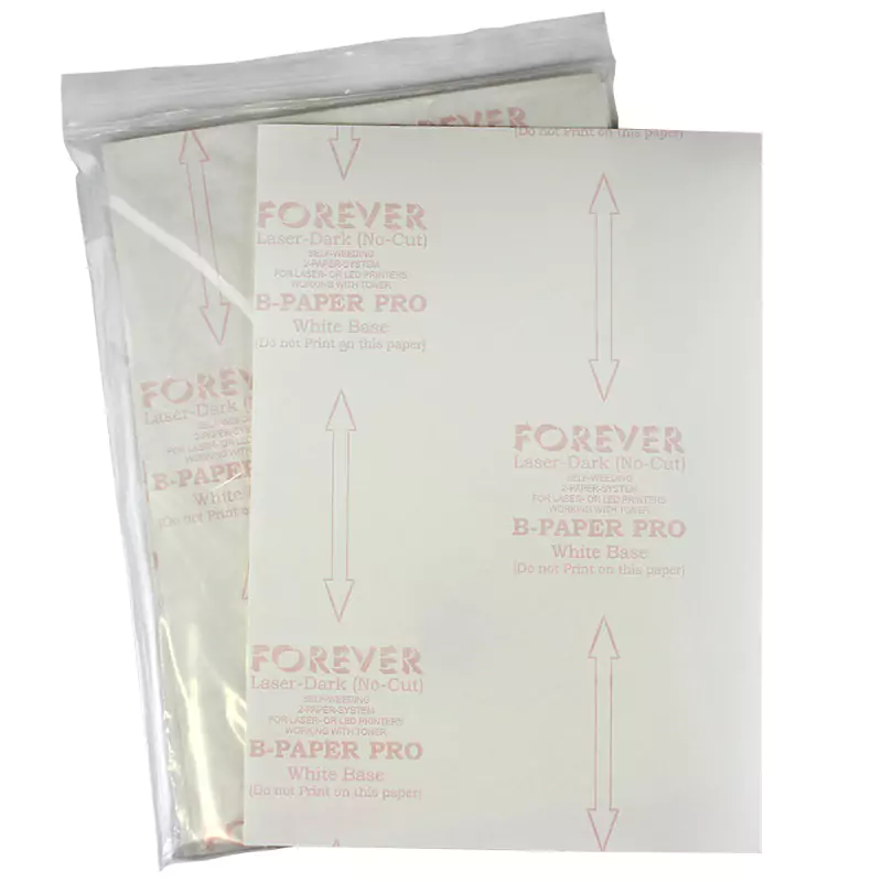 Forever Laser Dark No-Cut Low Temp Transfer Paper A & B Sheets - 11" x 17" - 100 Sheet Pack