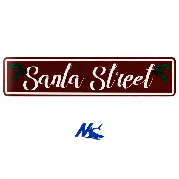 Mako Sublimation Blank Aluminum Mini Street Sign 4" x 18" Gloss White - No Holes