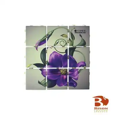 IronClad Sublimation Blank 2" x 2" Ceramic Tiles - 6" Sheet - 9 Tiles - Satin