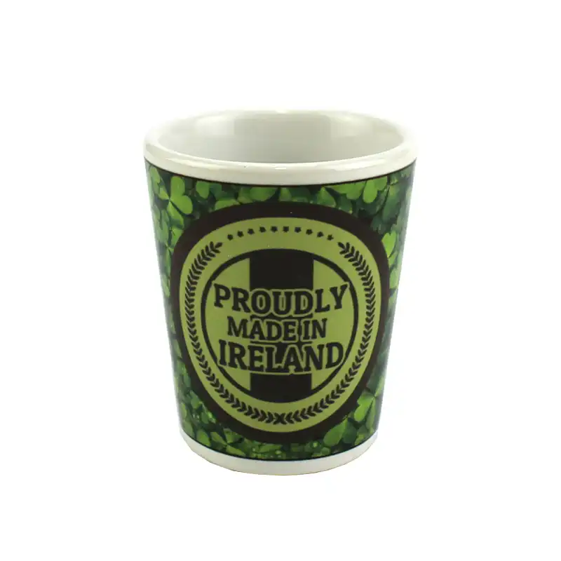 DyeTrans Sublimation Blank Ceramic Shot Glass - 2oz