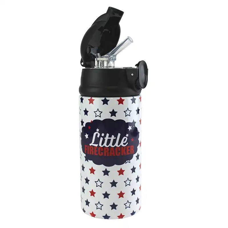 Sublimation Blank Stainless Steel Toddler Bottle - 12oz - White