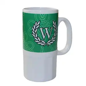 Sublimation Blank Ceramic Stein - 16oz White