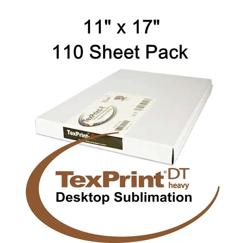 TexPrint DTR Heavy Sublimation Paper - 110 Sheets - 11" x 17"