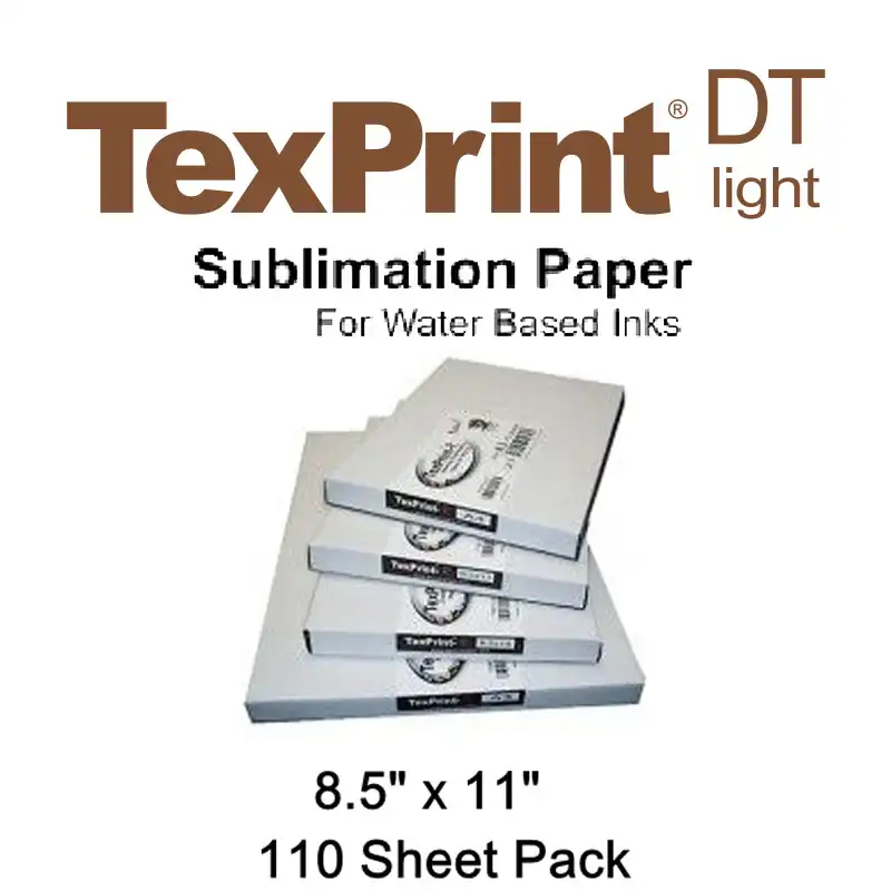 TexPrint DT Light Sublimation Paper - 110 Sheets - 8.5" X 11"