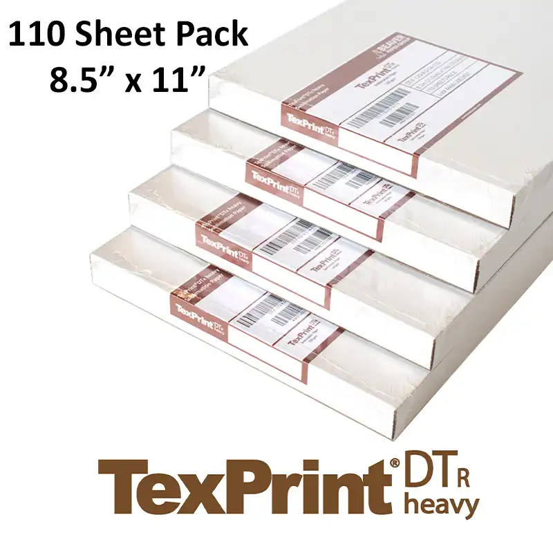 TexPrint DTR Heavy Sublimation Paper - 110 Sheets - 8.5" x 11"