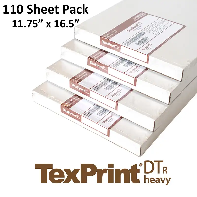 TexPrint DTR Heavy Sublimation Paper - 110 Sheets - A3: 11.75" x 16.5"