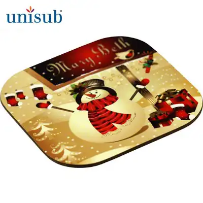 Unisub Sublimation Blank Hardboard Coaster - 4" - Square