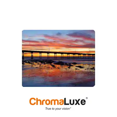 ChromaLuxe Sublimation Blank Aluminum Photo Panel - 16" x 20" - Matte White