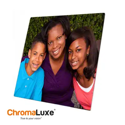 ChromaLuxe Sublimation Blank Aluminum Photo Panel - 15" x 18.75" - Gloss White