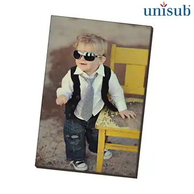 Unisub Sublimation Blank Hardboard Magnet - 2" x 3" - Rectangle