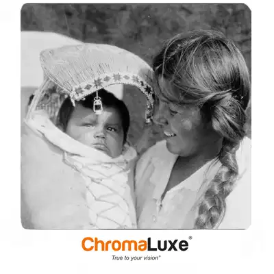 ChromaLuxe Sublimation Blank Aluminum Photo Panel - 11.7" x 11.7" Gloss Clear