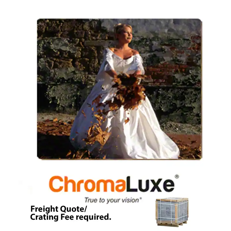 ChromaLuxe Sublimation Blank Aluminum Photo Panel - 20" x 24" - Gloss White