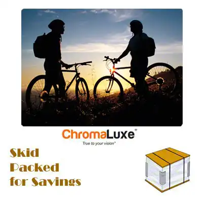 ChromaLuxe Sublimation Blank Aluminum Photo Panel - 30" x 40" - Gloss White