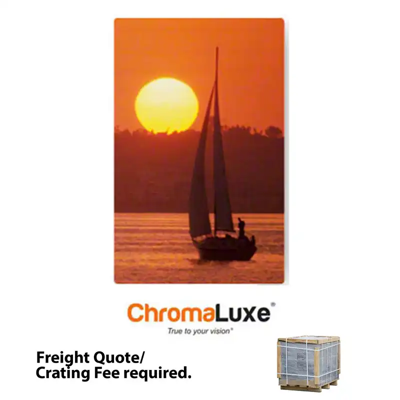 ChromaLuxe Sublimation Blank Aluminum Photo Panel - 24" x 36" - Gloss Clear