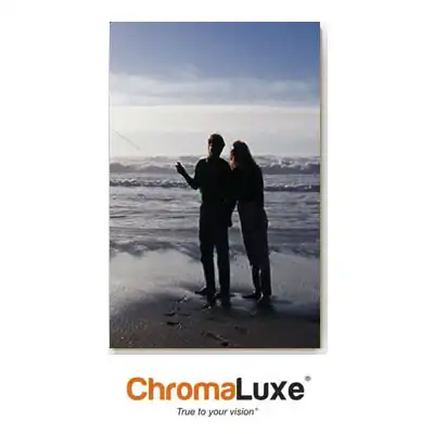 ChromaLuxe Sublimation Blank Aluminum Photo Panel - 12" x 24" - Matte Clear