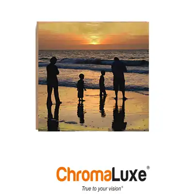 ChromaLuxe Sublimation Blank Natural Wood Photo Panel - 10" x 10"