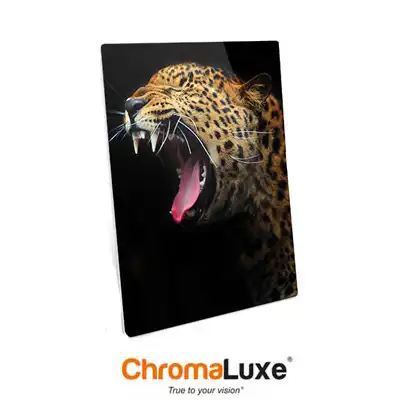 ChromaLuxe Sublimation Blank Aluminum Photo Panel - 11" x 14" - Semi-Gloss White