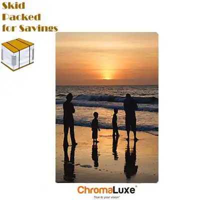 ChromaLuxe Sublimation Blank Aluminum Photo Panel - 20" x 30" - Semi-Gloss White