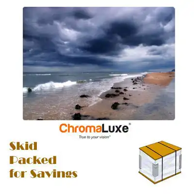 ChromaLuxe Sublimation Blank Aluminum Photo Panel - 30"x 40" - Semi-Gloss White