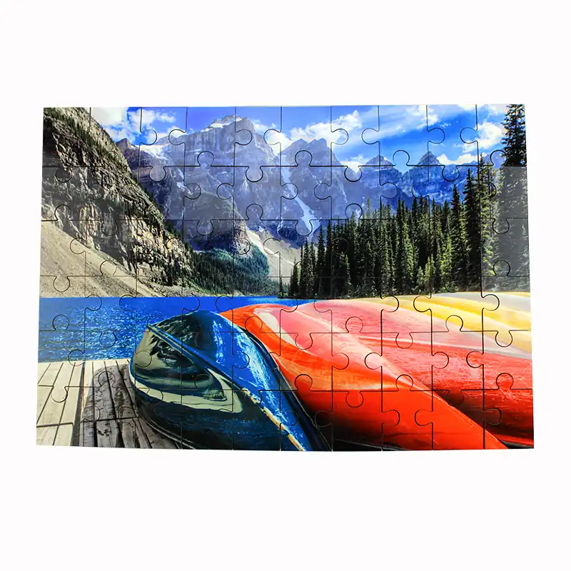 60 Piece Unisub Sublimation Jigsaw Puzzles - 6.88" x 9.84" - Rectangle