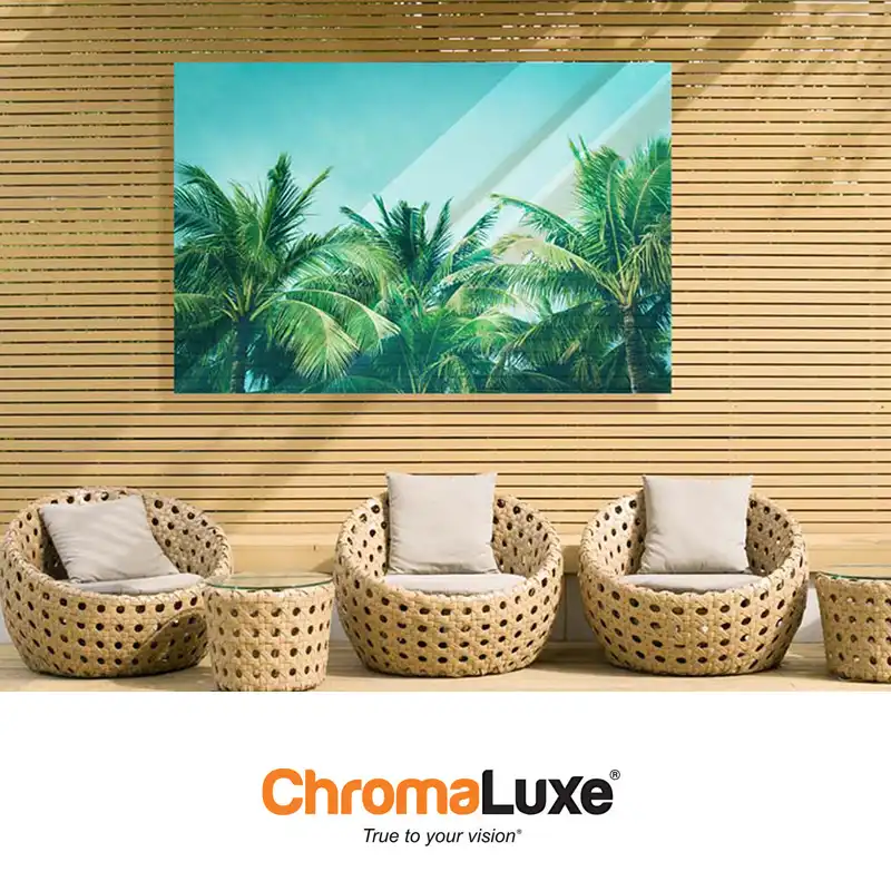 ChromaLuxe Sublimation Blank Aluminum Outdoor Sheet Stock - 49" x 97" - Gloss Clear - 1-Sided