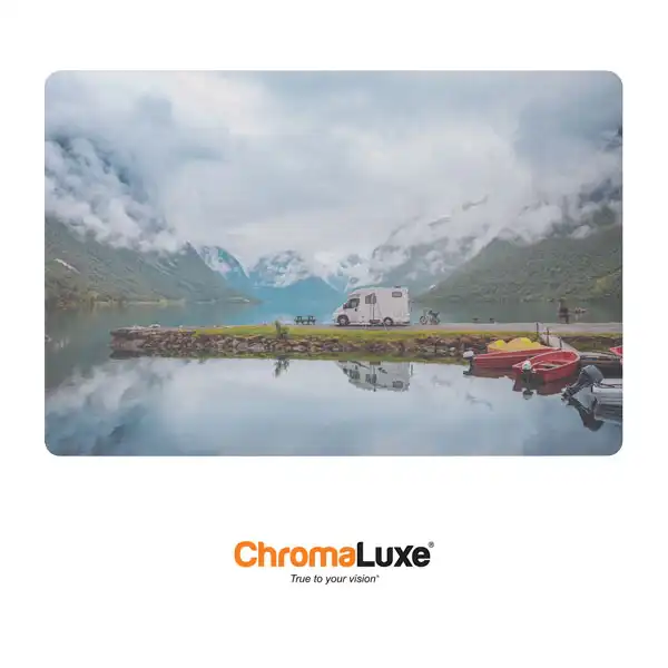 ChromaLuxe Sublimation Blank Outdoor Aluminum Photo Panel - 20" x 30"- Gloss Clear