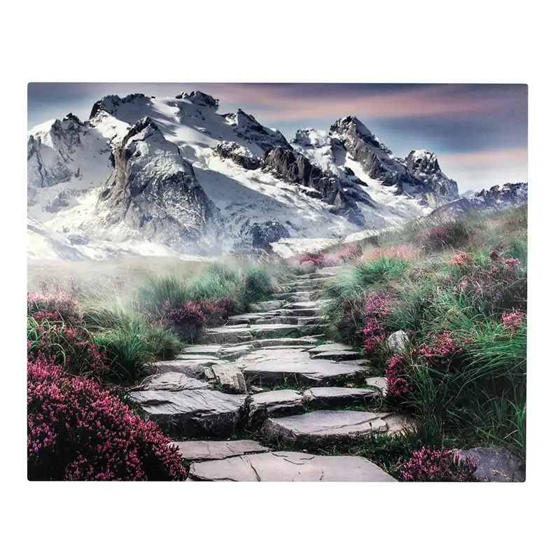 ChromaLuxe Sublimation Blank Textured Aluminum Photo Panel - 16" x 20" - White