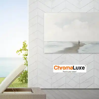 ChromaLuxe Sublimation Blank Aluminum Outdoor Sheet Stock - 49" x 97" - Matte White - 1-Sided