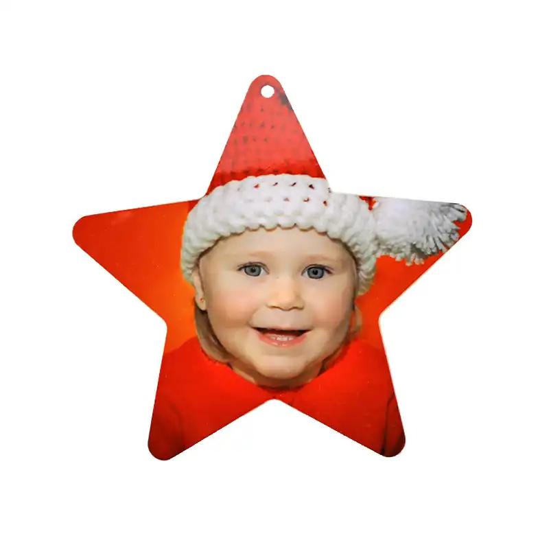 Unisub Sublimation Blank FRP Ornament - 4" Star