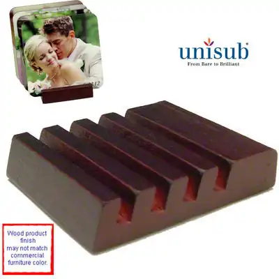 Unisub Mahogany Coaster Holder