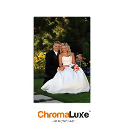 ChromaLuxe Sublimation Blank Aluminum Photo Panel - 11" x 14" - Gloss White