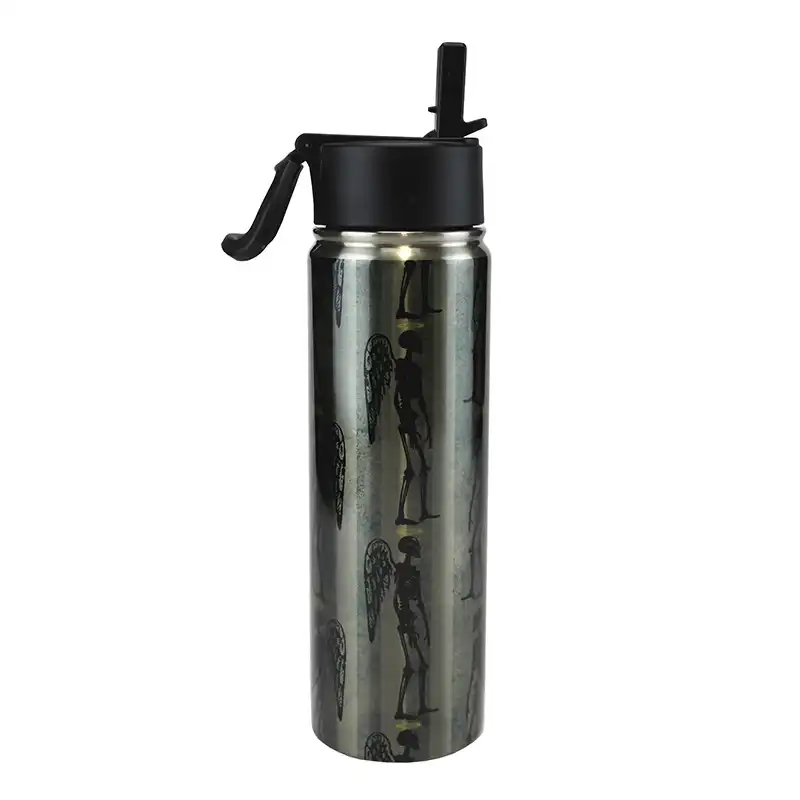 LumaSteel Stainless Steel Water Bottle - 22oz - Silver