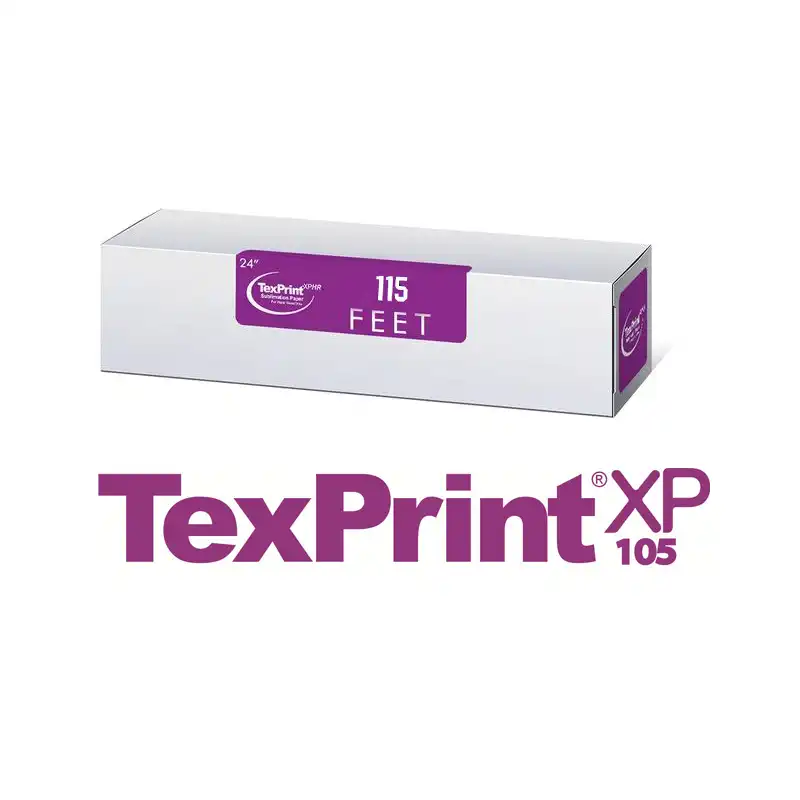 TexPrint DTXP Light Sublimation Paper - 13" x 115 ft TWO Rolls - 2" Core