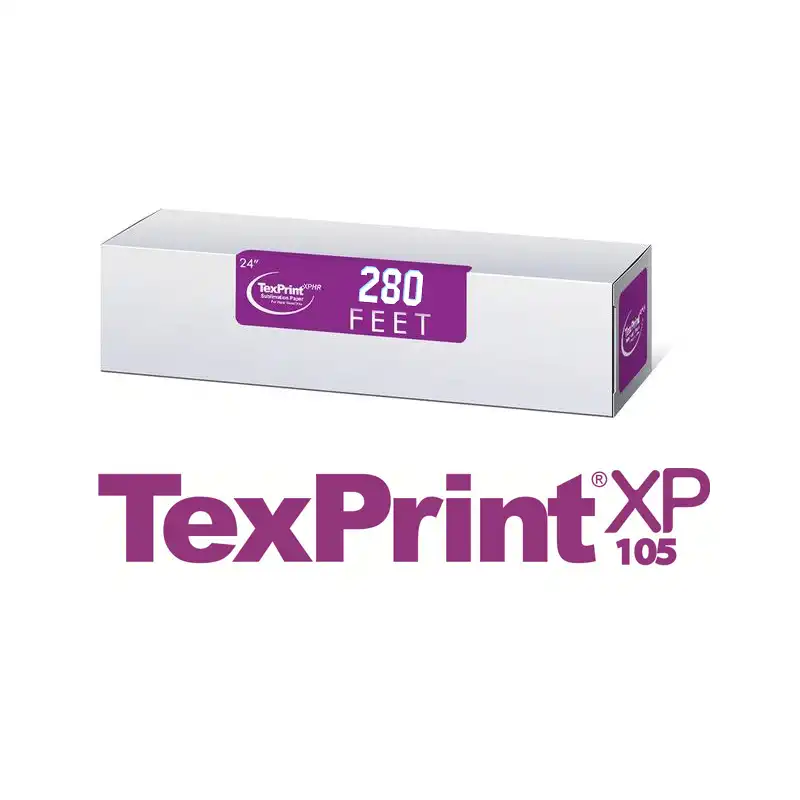 TexPrint DTXP Light Sublimation Paper - 13" x 280 ft TWO Rolls - 2" Core