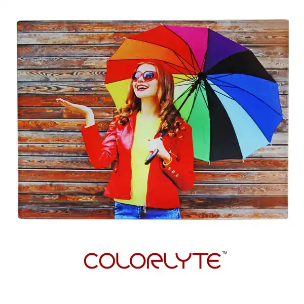 ColorLyte Sublimation Blank Flat Photo Glass Panel - 8" x 10"