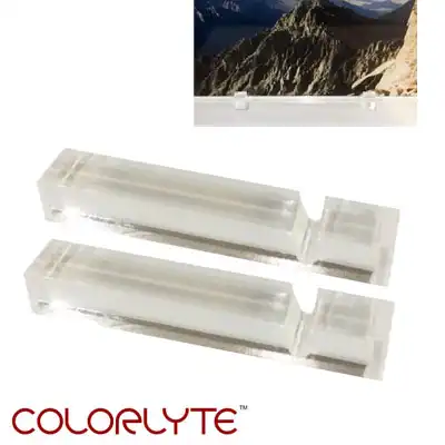 ColorLyte Acrylic Photo Glass Feet - Large (1 pair)