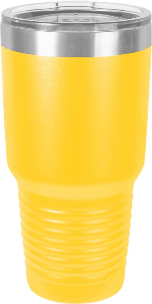 Polar Camel 30 oz. Ringneck Vacuum Insulated Tumbler w/Clear Lid;  Personalized Tumbler