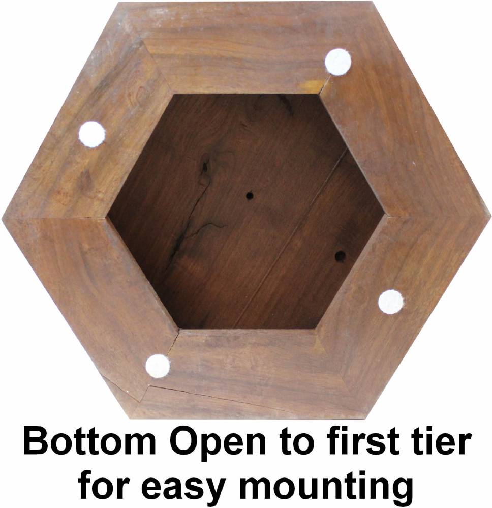 Octagon Trophy Base (size OCB4) - HAL Woodworking