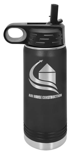 Black 20oz Polar Camel Vacuum Insulated Water Bottle #2