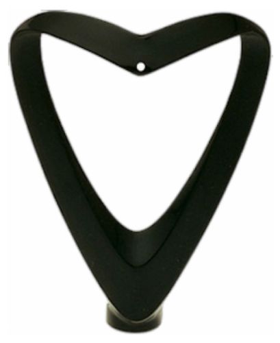 5 1/4" Black Ribbon Style Medal Holder Figure