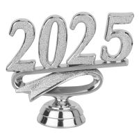 2 1/2" Silver "2025" Year Date Trophy Trim Piece