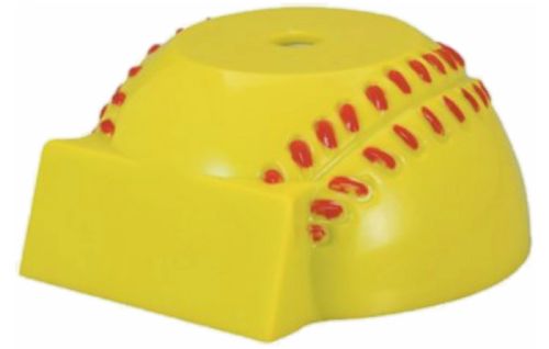 3 5/8 x 3 1/2 Weighted Synthetic Softball Trophy Base