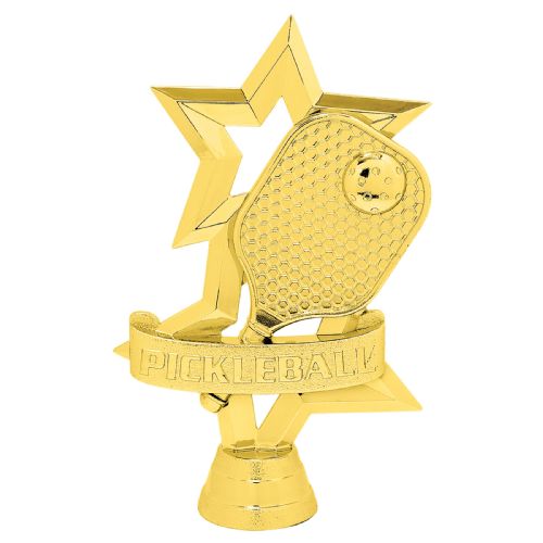 5 1/2" Pickleball Star Banner Trophy Figure