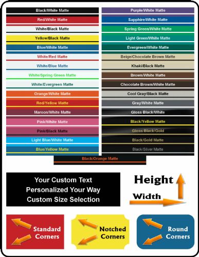 Custom Gemini Duets XT Series Laser Engraved Plastic - 33 Colors