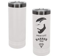 White/Ghost Black 22oz Polar Camel ION-Plated Skinny Vacuum Insulated Tumbler