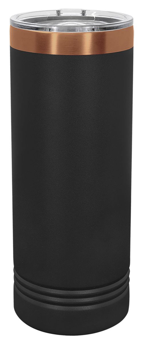 Black/Rose Gold 22oz Polar Camel ION-Plated Skinny Vacuum Insulated Tumbler