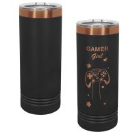 Black/Rose Gold 22oz Polar Camel ION-Plated Skinny Vacuum Insulated Tumbler