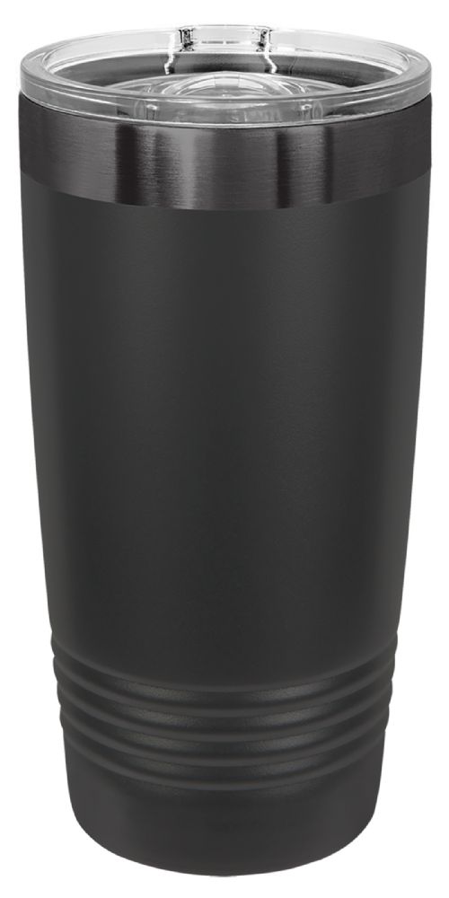 Black/Ghost Black 20oz Polar Camel ION-Plated Vacuum Insulated Tumbler with Slider Lid